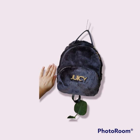 Juicy Couture Faux Fur Backpack - Picture 3 of 9